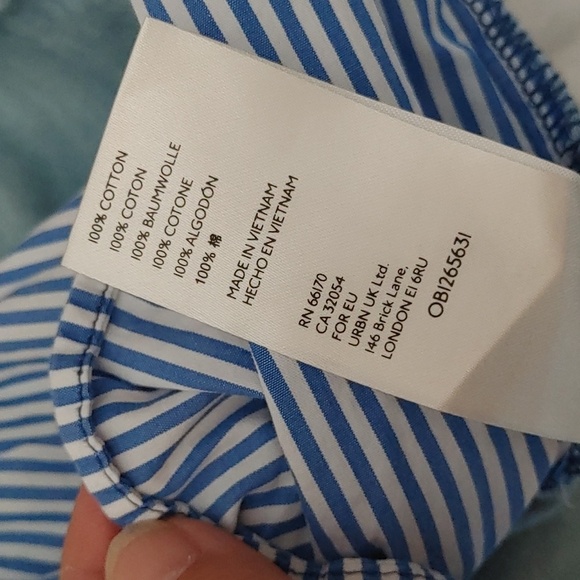 Free People Keegan High Low Denim Cotton Patchwork/Tunic Dress Size Small - Picture 13 of 13